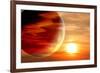 Fantastic Sunset in Alien Planet-frenta-Framed Photographic Print