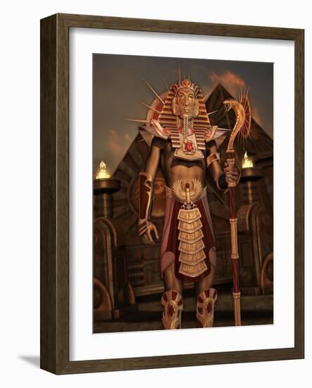 Fantasy Ancient Egyptian-Atelier Sommerland-Framed Art Print