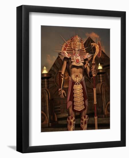 Fantasy Ancient Egyptian-Atelier Sommerland-Framed Art Print