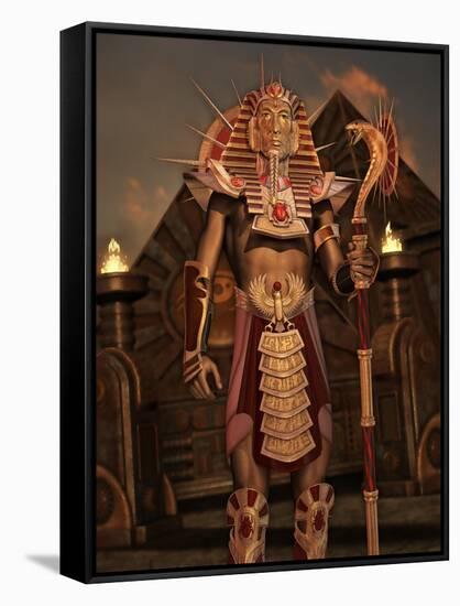 Fantasy Ancient Egyptian-Atelier Sommerland-Framed Stretched Canvas