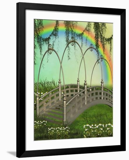 Fantasy Bridge-justdd-Framed Art Print