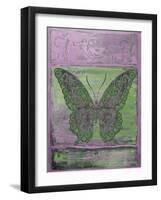 Fantasy Butterfly-Purple-Jean Plout-Framed Giclee Print