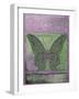 Fantasy Butterfly-Purple-Jean Plout-Framed Giclee Print