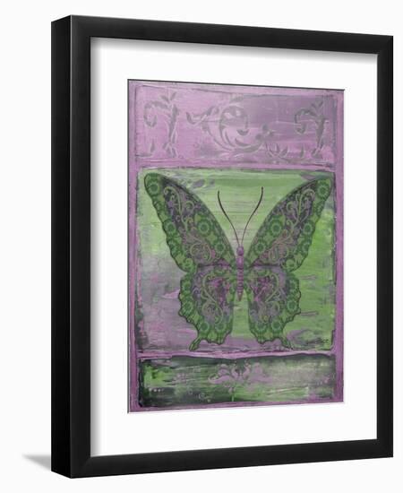 Fantasy Butterfly-Purple-Jean Plout-Framed Premium Giclee Print