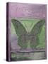 Fantasy Butterfly-Purple-Jean Plout-Stretched Canvas