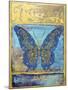 Fantasy Butterfly-Yellow-Jean Plout-Mounted Giclee Print