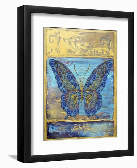 Fantasy Butterfly-Yellow-Jean Plout-Framed Premium Giclee Print