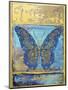 Fantasy Butterfly-Yellow-Jean Plout-Mounted Premium Giclee Print