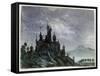Fantasy Castle in Moonlight I, 1820-1876-George Sand-Framed Stretched Canvas