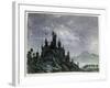 Fantasy Castle in Moonlight I, 1820-1876-George Sand-Framed Giclee Print