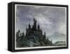 Fantasy Castle in Moonlight I, 1820-1876-George Sand-Framed Stretched Canvas