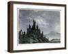 Fantasy Castle in Moonlight I, 1820-1876-George Sand-Framed Giclee Print