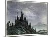 Fantasy Castle in Moonlight I, 1820-1876-George Sand-Mounted Giclee Print