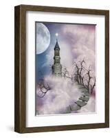 Fantasy Castle-justdd-Framed Art Print