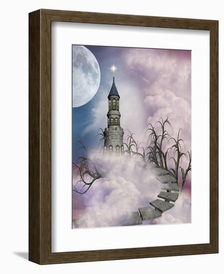 Fantasy Castle-justdd-Framed Art Print