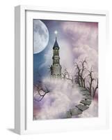 Fantasy Castle-justdd-Framed Art Print