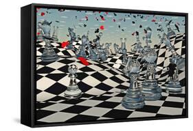 Fantasy Chess-rolffimages-Framed Stretched Canvas