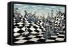 Fantasy Chess-rolffimages-Framed Stretched Canvas