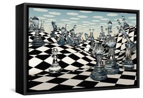 Fantasy Chess-rolffimages-Framed Stretched Canvas