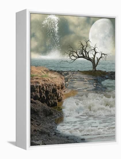 Fantasy Coast-justdd-Framed Stretched Canvas