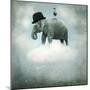 Fantasy Elephant Flying-ValentinaPhotos-Mounted Art Print
