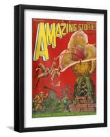 Fantasy, Giant Plants-Frank Paul-Framed Art Print