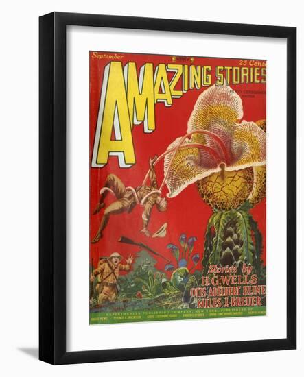 Fantasy, Giant Plants-Frank Paul-Framed Art Print