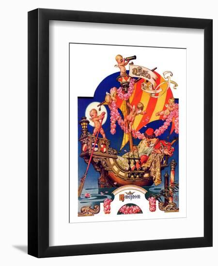 "Fantasy Honeymoon,"June 20, 1936-Joseph Christian Leyendecker-Framed Premium Giclee Print