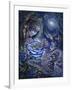 Fantasy In Blue-Josephine Wall-Framed Giclee Print