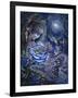 Fantasy In Blue-Josephine Wall-Framed Giclee Print