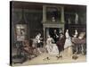 Fantasy Interior with the Family of Jan Van Goyen-Jan Havicksz Steen-Stretched Canvas