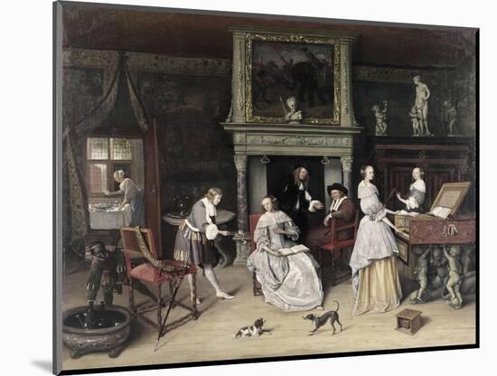 Fantasy Interior with the Family of Jan Van Goyen-Jan Havicksz Steen-Mounted Giclee Print