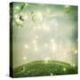 Fantasy Landscape with Small Snail-Melpomene-Stretched Canvas