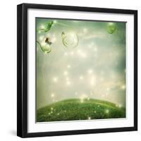 Fantasy Landscape with Small Snail-Melpomene-Framed Photographic Print