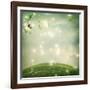 Fantasy Landscape with Small Snail-Melpomene-Framed Photographic Print