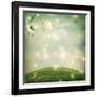 Fantasy Landscape with Small Snail-Melpomene-Framed Photographic Print