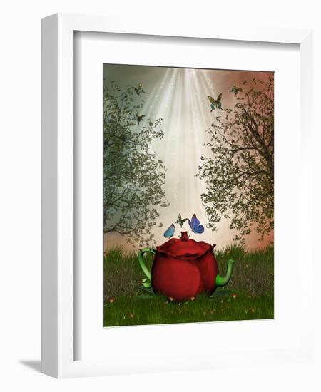 Fantasy Landscape-justdd-Framed Art Print