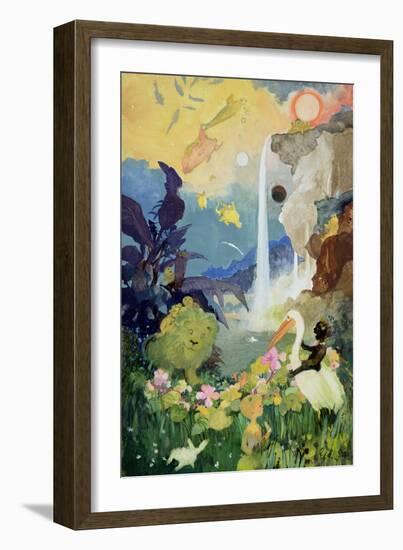 Fantasy Nature Scene-George Adamson-Framed Giclee Print