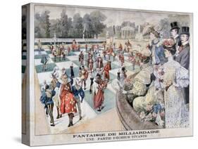 Fantasy of a Billionaire: a Human Chess Game, 1904-null-Stretched Canvas