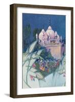 Fantasy Oriental Pavilion-null-Framed Art Print