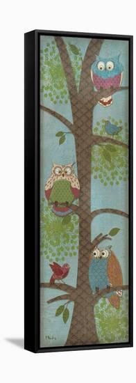 Fantasy Owls Panel II-Paul Brent-Framed Stretched Canvas