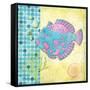 Fantasy Reef V-Paul Brent-Framed Stretched Canvas