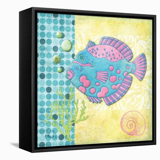 Fantasy Reef V-Paul Brent-Framed Stretched Canvas