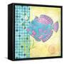 Fantasy Reef V-Paul Brent-Framed Stretched Canvas