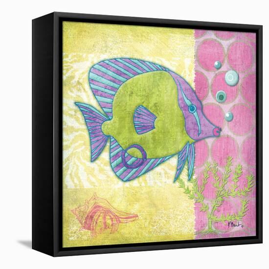 Fantasy Reef VI-Paul Brent-Framed Stretched Canvas