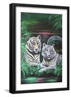 Fantasy Tigers-Sue Clyne-Framed Premium Giclee Print