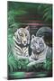 Fantasy Tigers-Sue Clyne-Mounted Premium Giclee Print