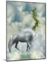 Fantasy White Horse-justdd-Mounted Art Print