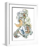 Fantasy-null-Framed Art Print