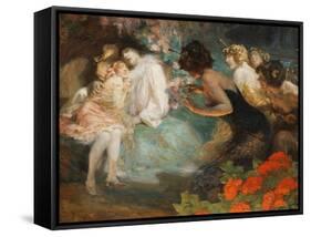 Fantasy-Francois Edouard Zier-Framed Stretched Canvas